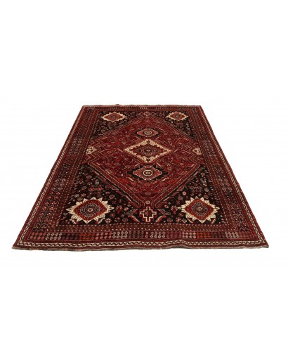 Tappeto Shiraz Persia blu marrone 168x248