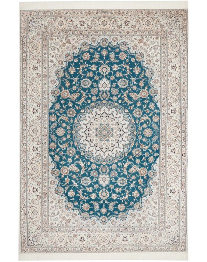 Tappeto Nain 6La Persia bianco grigio 208x304