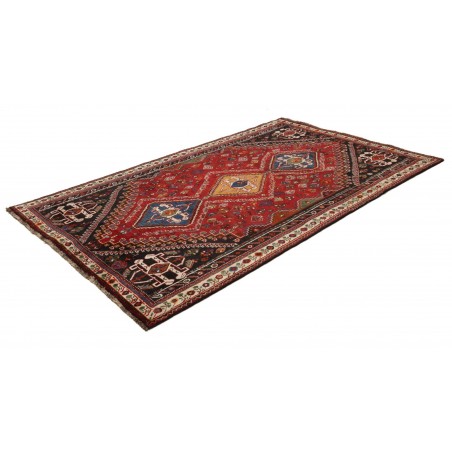 Tappeto Shiraz Fine Persia marrone giallo 162x218