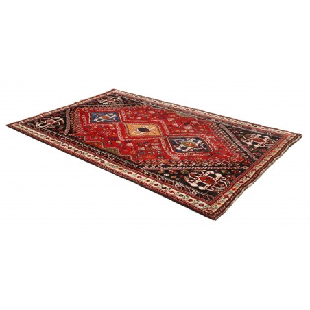 Tappeto Shiraz Fine Persia marrone giallo 162x218