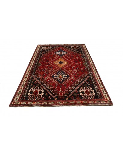 Tappeto Shiraz Fine Persia marrone giallo 162x218