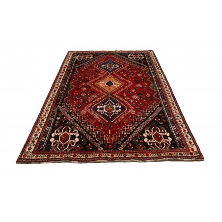 Tappeto Shiraz Fine Persia marrone giallo 162x218