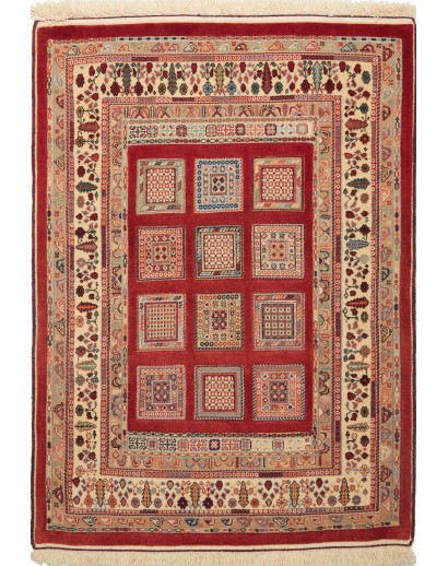 Tappeto Nimbaft Persia marrone giallo 105x143