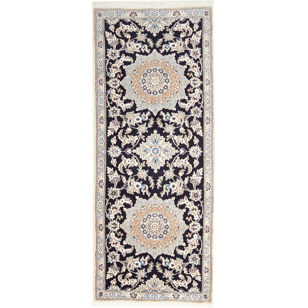 Tappeto Nain 9La Persia grigio 84x202 Tappeto Nain 9La Persia grigio 84x202