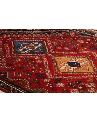 Tappeto Shiraz Fine Persia marrone giallo 162x218