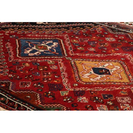 Tappeto Shiraz Fine Persia marrone giallo 162x218