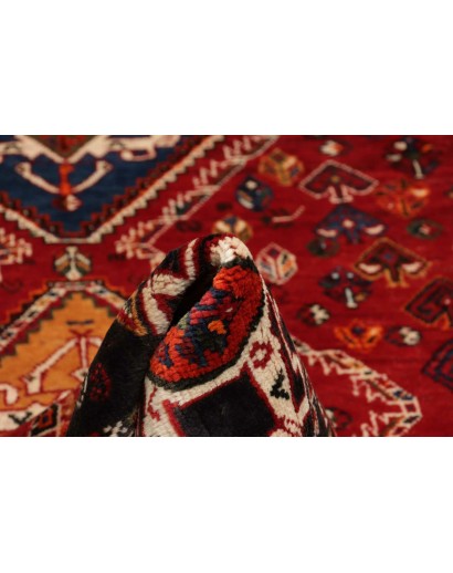 Tappeto Shiraz Fine Persia marrone giallo 162x218