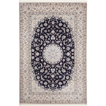 Tappeto Nain 6La Persia bianco blu 211x317