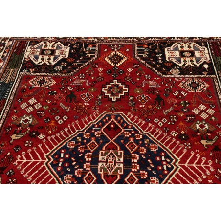Tappeto Shiraz Fine Persia marrone bianco 175x275