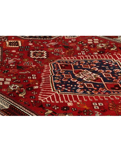 Tappeto Shiraz Fine Persia marrone bianco 175x275