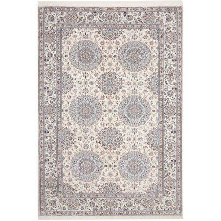 Tappeto Nain 6La Persia bianco grigio 215x317