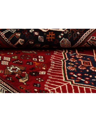 Tappeto Shiraz Fine Persia marrone bianco 175x275
