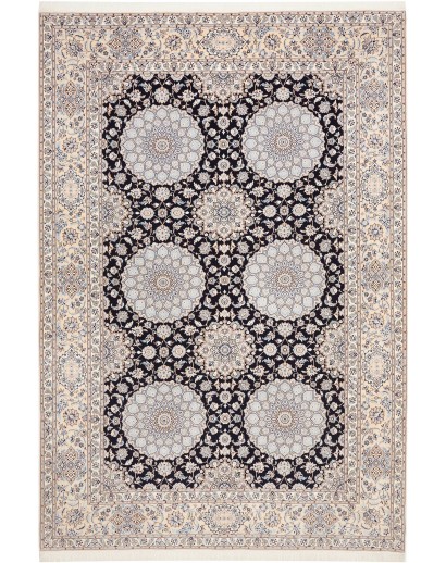 Tappeto Nain 6La Persia bianco grigio 217x316