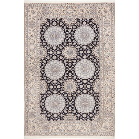 Tappeto Nain 6La Persia bianco grigio 217x316