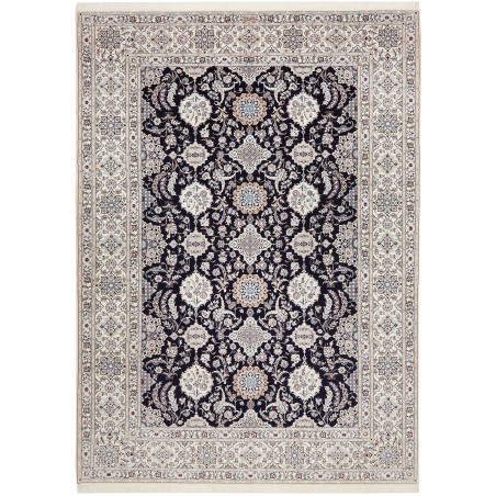 Tappeto Nain 6La Persia bianco blu 219x306