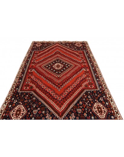 Tappeto Shiraz Persia marrone blu 172x285