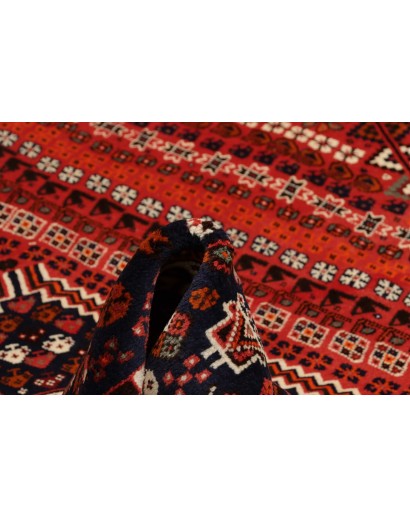 Tappeto Shiraz Persia marrone blu 172x285