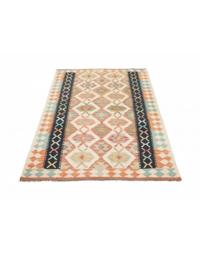 Tappeto Kilim Afghanistan marrone grigio 119x182