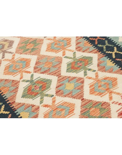 Tappeto Kilim Afghanistan marrone grigio 119x182