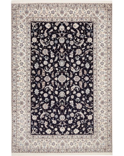 Tappeto Nain 6La Persia blu 205x307