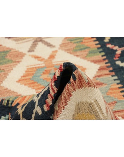Tappeto Kilim Afghanistan marrone grigio 119x182