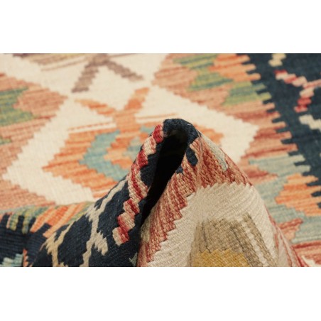 Tappeto Kilim Afghanistan marrone grigio 119x182