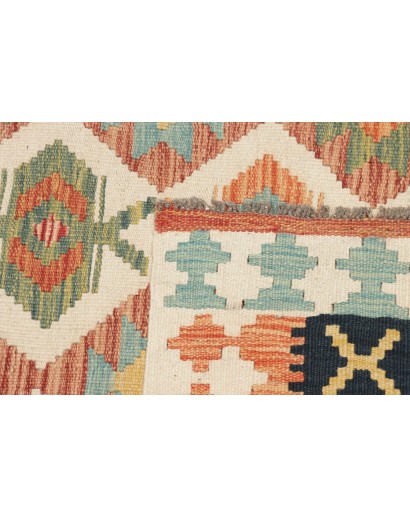 Tappeto Kilim Afghanistan marrone grigio 119x182