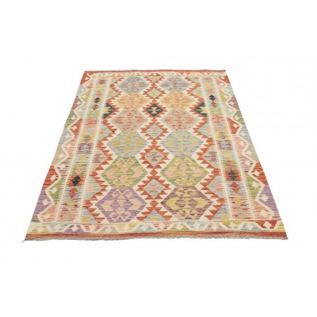 Tappeto Kilim Afghanistan marrone 124x179