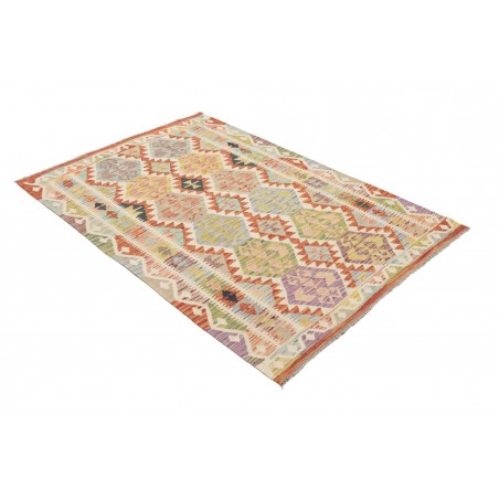 Tappeto Kilim Afghanistan marrone 124x179
