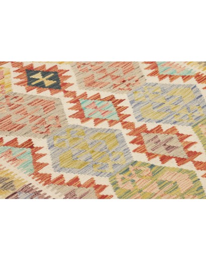 Tappeto Kilim Afghanistan marrone 124x179