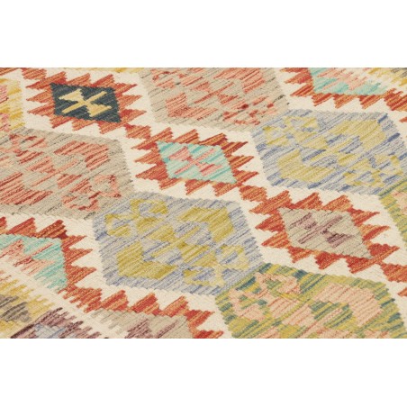 Tappeto Kilim Afghanistan marrone 124x179