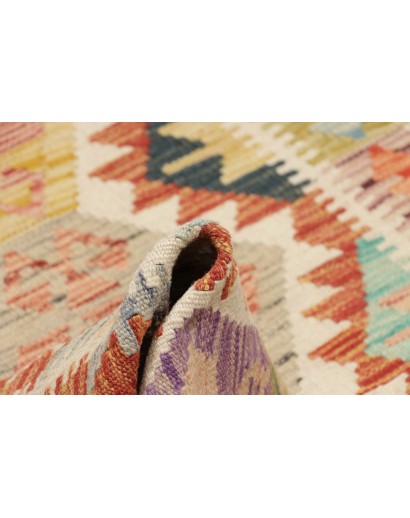 Tappeto Kilim Afghanistan marrone 124x179