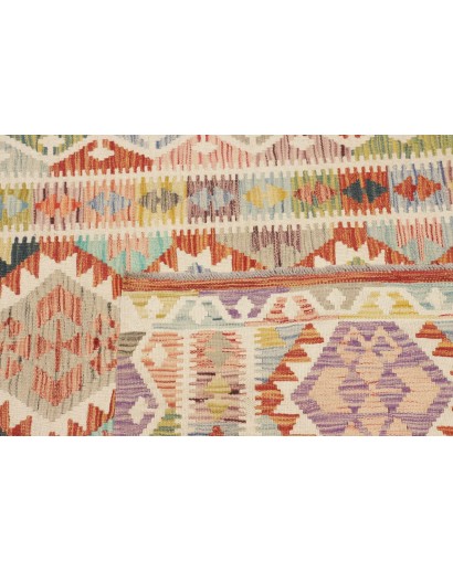 Tappeto Kilim Afghanistan marrone 124x179