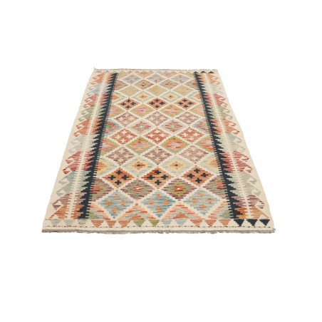 Tappeto Kilim Afghanistan marrone grigio 122x184