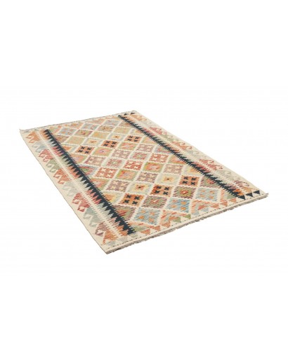 Tappeto Kilim Afghanistan marrone grigio 122x184