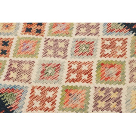Tappeto Kilim Afghanistan marrone grigio 122x184