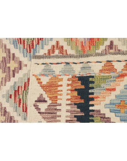 Tappeto Kilim Afghanistan marrone grigio 122x184