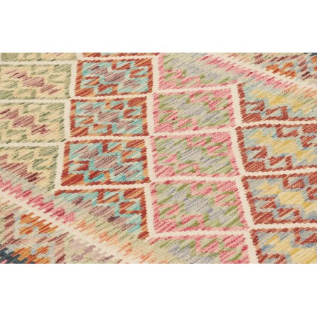 Tappeto Kilim Afghanistan marrone grigio 121x186