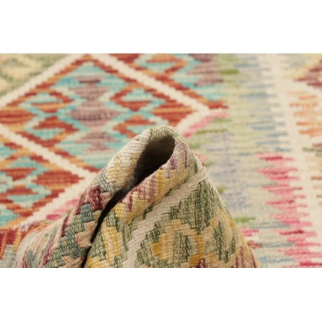 Tappeto Kilim Afghanistan marrone grigio 121x186