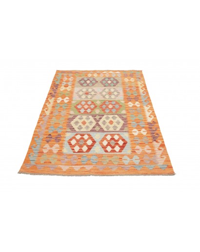 Tappeto Kilim Afghanistan marrone beige 124x183