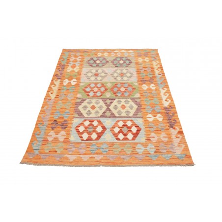 Tappeto Kilim Afghanistan marrone beige 124x183