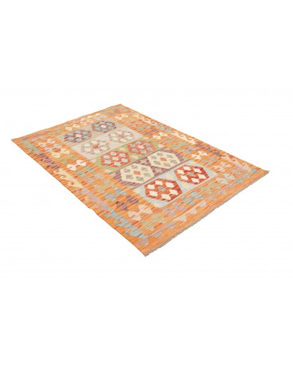 Tappeto Kilim Afghanistan marrone beige 124x183