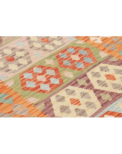 Tappeto Kilim Afghanistan marrone beige 124x183