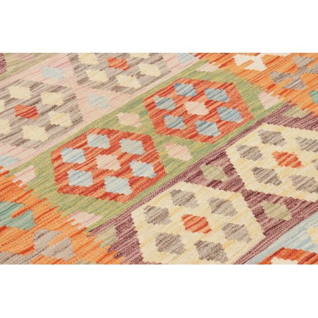 Tappeto Kilim Afghanistan marrone beige 124x183