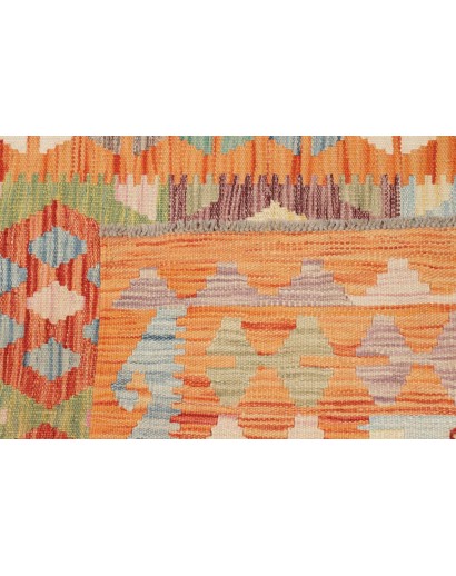 Tappeto Kilim Afghanistan marrone beige 124x183
