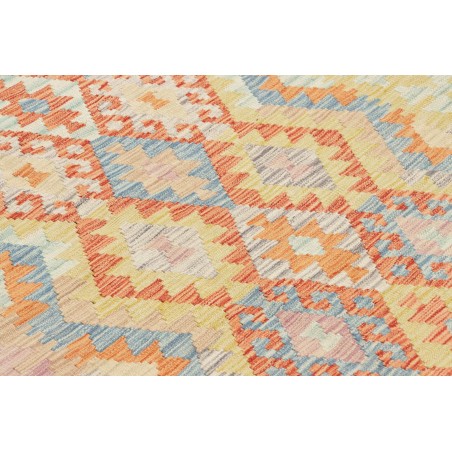 Tappeto Kilim Afghanistan marrone arancione 128x173