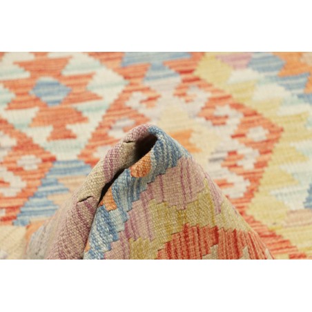 Tappeto Kilim Afghanistan marrone arancione 128x173