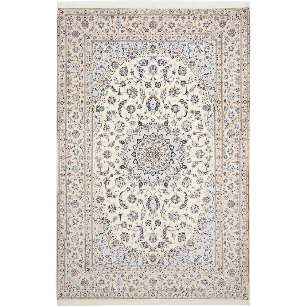 Tappeto Nain 6La Persia bianco 207x310 Tappeto Nain 6La Persia bianco 207x310