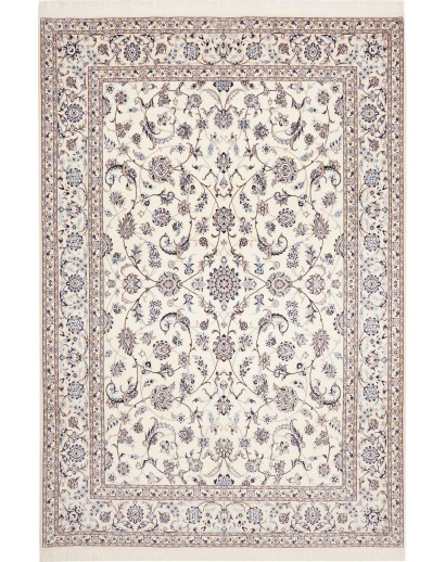 Tappeto Nain 6La Persia bianco grigio 205x296