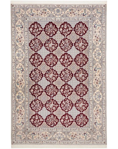 Tappeto Nain 6La Persia bianco verde 206x308